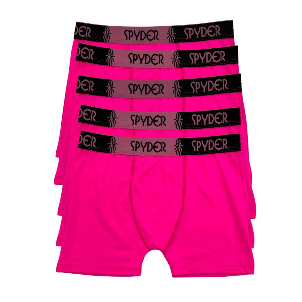 Kit 10 cuecas Boxer  Adulto Masculino Rosa Box confortável Parada Spyder