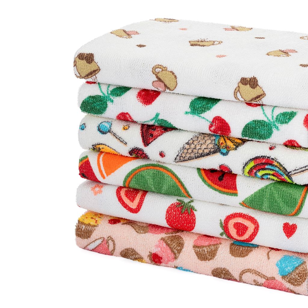 Kit c/5 panos de prato de microfibra 45x65 65g - Cores Sortidas em Oferta na Shopee