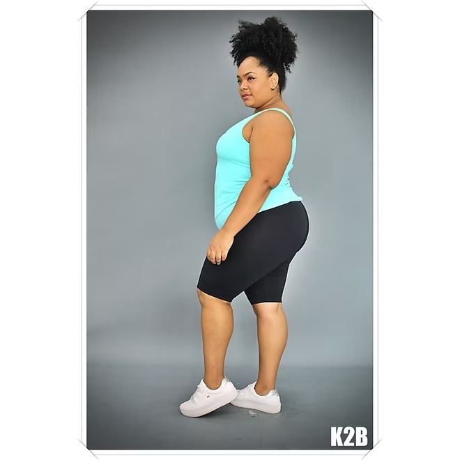 Bermuda Ciclista Vilala Plus Size K2b 9772