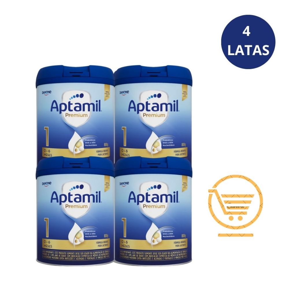 Aptamil Premium 1 800g - Kit 4 latas