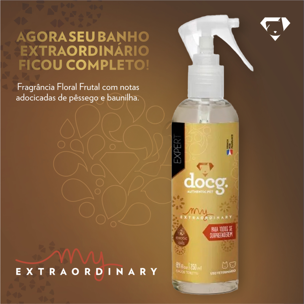 Perfume Pet Docg My Extraordinary p/ Cães e Gatos- 250 mL