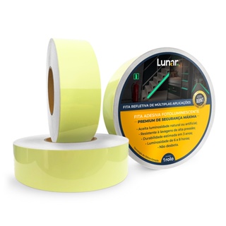 Fita Adesiva Fotoluminescente Brilha no Escuro (5cm x 1.00m) em Oferta na Shopee