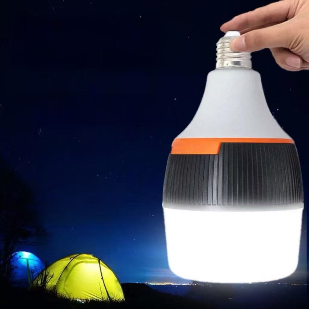 Lâmpada de Emergência LED 60W Bivolt – Dura 6h sem Energia, Portátil, Recarregável