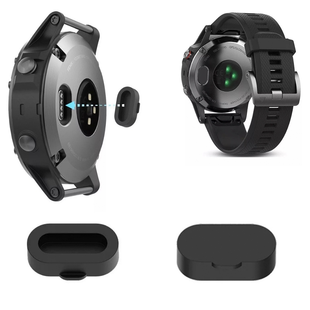 Tampa Plug case À Prova De Poeira Para Garmin Forerunner 165