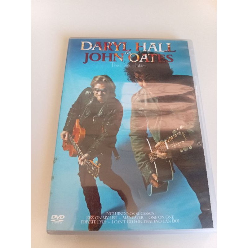 DVD daryl Hall & John oates the Live history ótimo estado mídia e capa