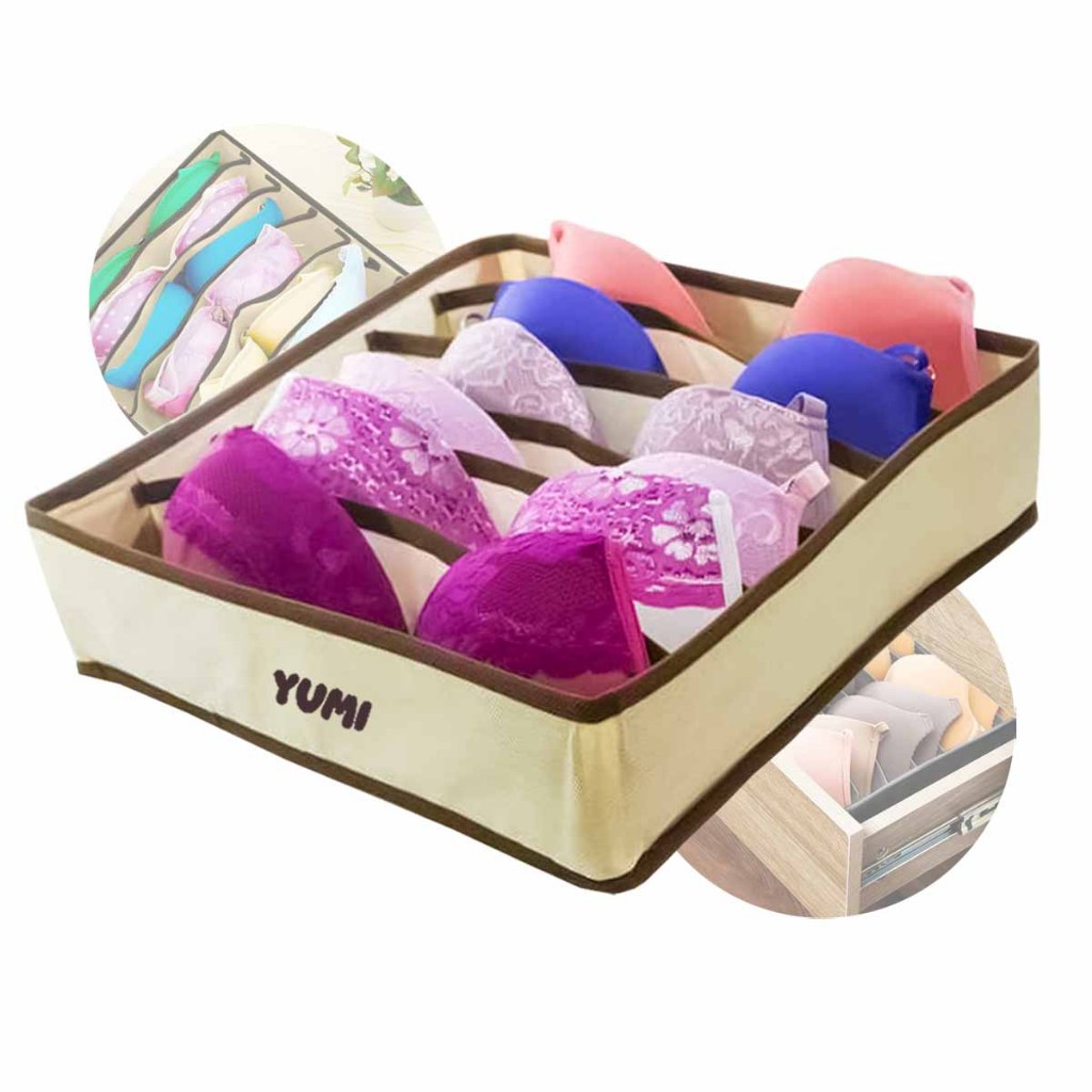 Colmeia Organizadora Organizador Dobrável de Calcinhas Meia Sutiã Organizador de Gaveta em Oferta na Shopee