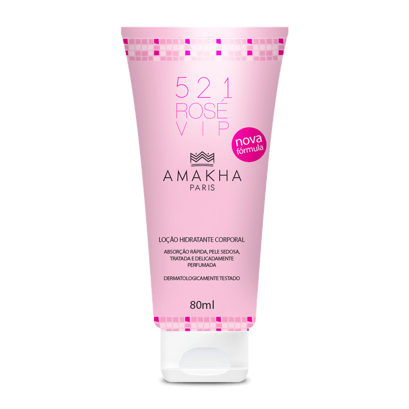 Creme Hidratante para o Corpo 521 Vip Rose 80ml - Amakha Paris em Oferta na Shopee