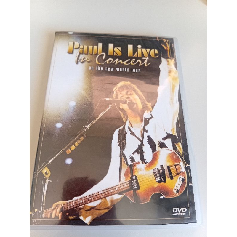 DVD Paul McCartney Paul is Live in concert ótimo estado mídia e capa