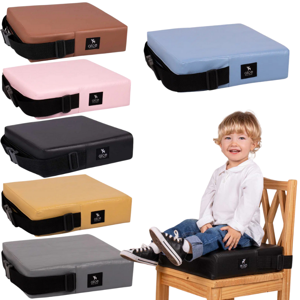 Assento De Elevação Quadrado Courino Infantil Bebê Alimentação Estudo Alce