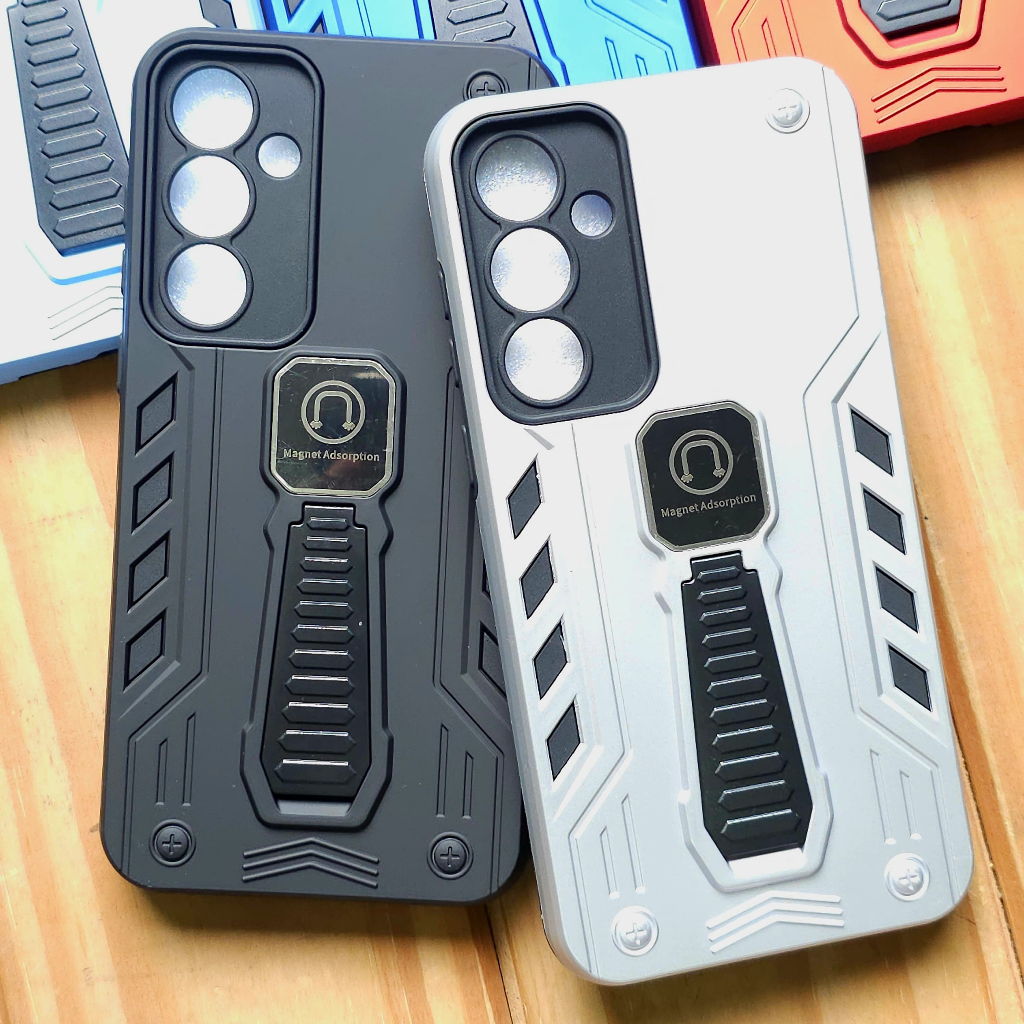 Capa Capinha Case anti impacto anti impacto com suporte magnético para Samsung Galaxy A35 | A55 | A25 | A24 | A05S em Oferta na Shopee