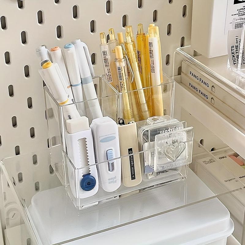 Organizador Acrílico Transparente com 3 Compartimentos