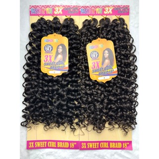 Cabelo Cacheado Crochet SWEET CURL18inch Cabelo 70cm 150g Braid Hair Marca FASHION YOU em Oferta na Shopee
