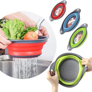 Escorredor de Macarrão Arroz Alimentos Retrátil de Silicone Redondo Cozinha em Oferta na Shopee
