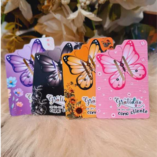 Tag Para Mini Presilhas De Cabelo - Coleção Borboleta em Oferta na Shopee