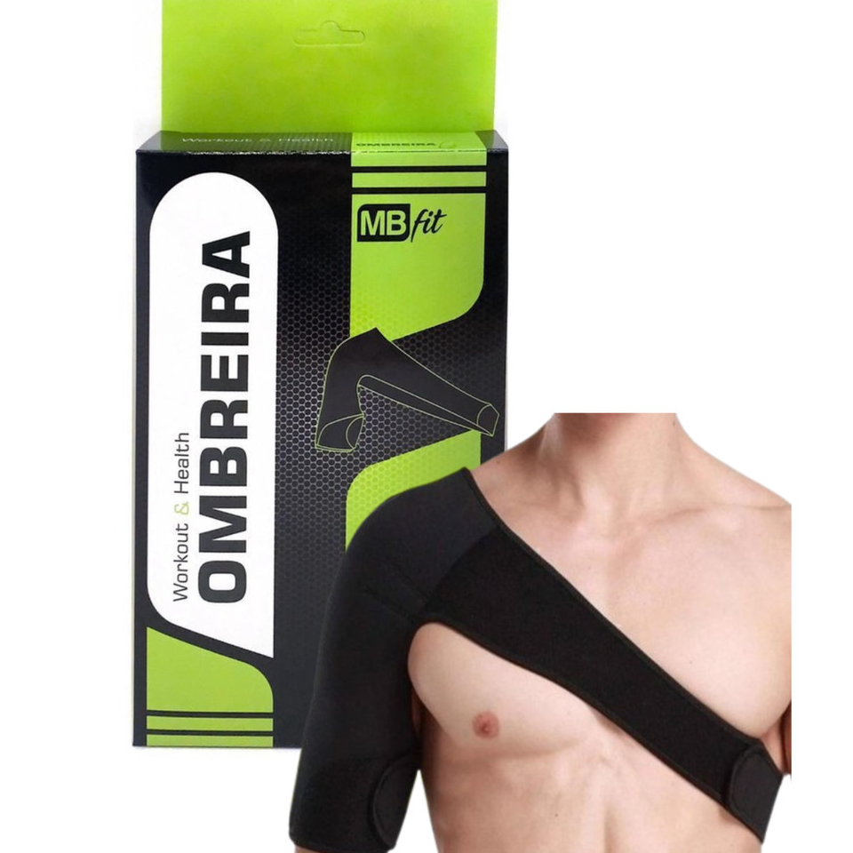 Ombreira Protetor Suporte de Ombro Clavícula Neoprene Tensor em Oferta na Shopee