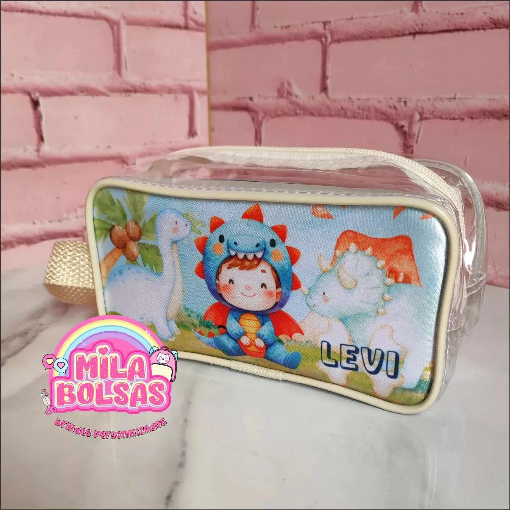 25 Bolsa Estojo transparente Personalizadas Lembrancinhas, Bolsinha Aniversario