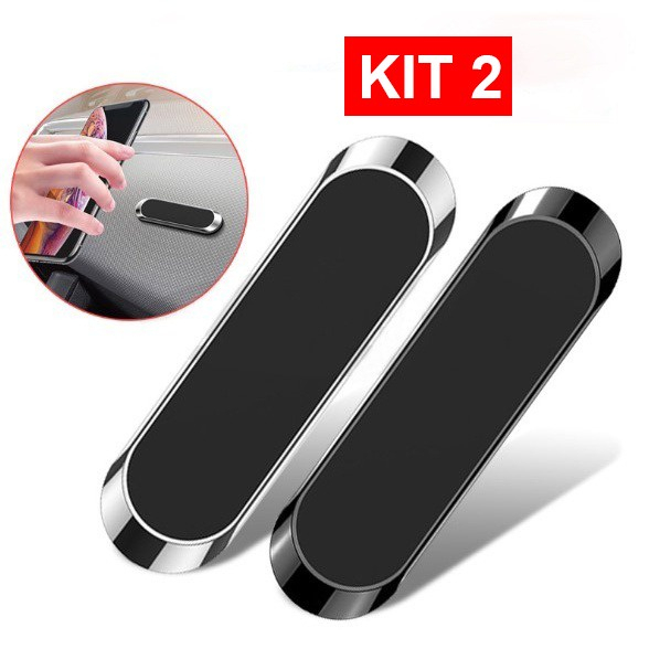 suporte de carro KIT 2 Veicular Magnético Com Imã Neodimio Multi  A5315