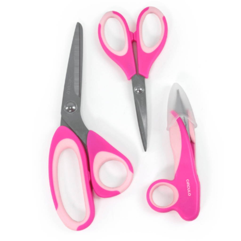 Kit 3 Tesouras Comfort Clássico Círculo em Oferta na Shopee