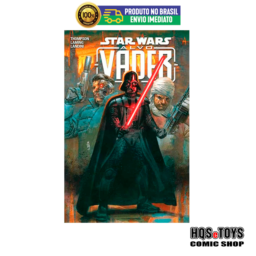 Star Wars Alvo Darth Vader 136 páginas Encadernado Editora Panini HQ hqsetoys