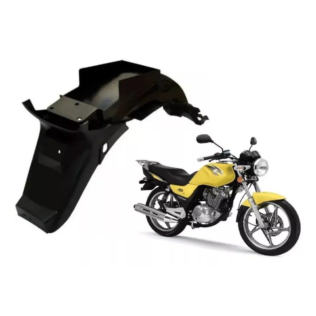 Suporte De Placa Lanterna Paralama Traseiro Suzuki Yes 125