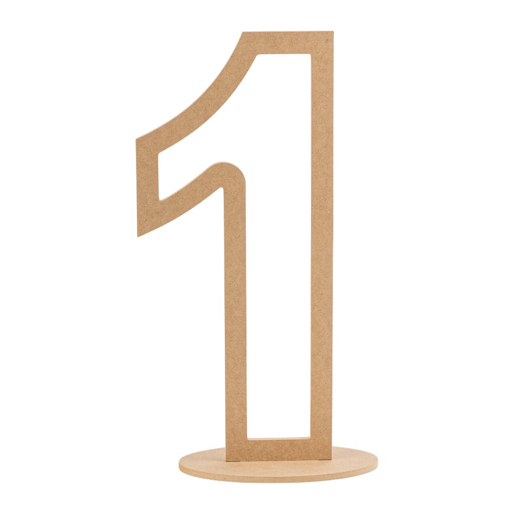 Numeros aniversário mdf com base sortidos 60 alt em Oferta na Shopee