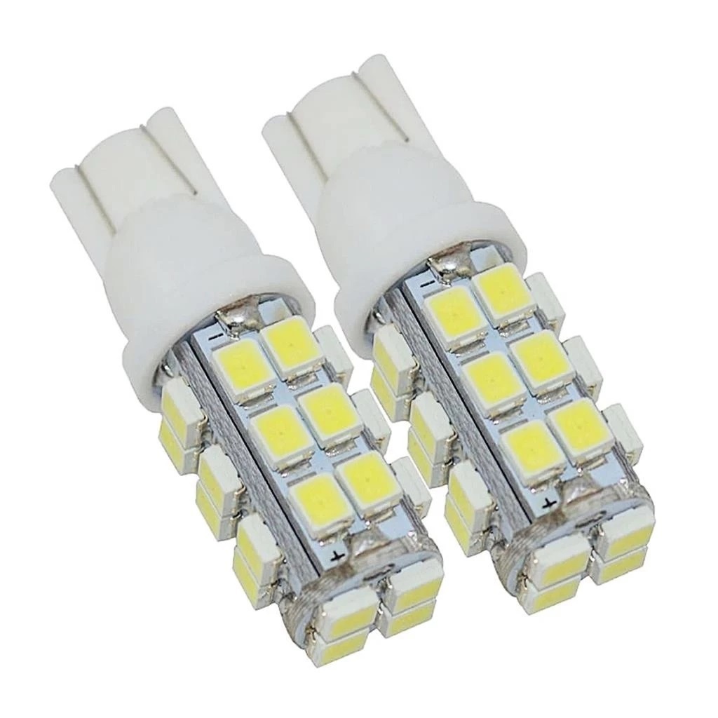 Par Lampadas Pingao 28 Leds T10 branca meia luz em Oferta na Shopee