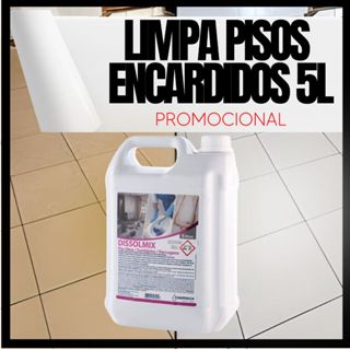 LIMPA PISOS TIRA CROSTA LIMPA VASO DISSOLMIX PREMIUM 5L POS OBRA LIMPEZA PESADA ENVIO IMED...