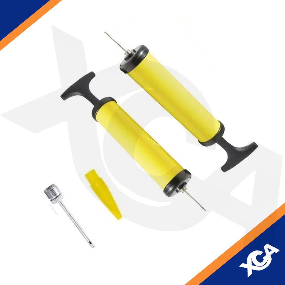 Bomba de Ar Para Encher Bolas Futebol Basquete Vôlei Boia Piscina Com 2 Bico Mini Portátil em Oferta na Shopee