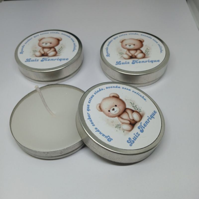70 lembrancinhas velas aromáticas. personalizadas. chá de bebê.  casamento. chá revelação.  chá de fraldas. festas. em Oferta na Shopee
