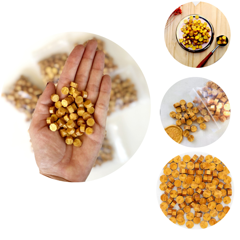 Cera para lacre Pacote com 100 unidades - Para Sinetes, cartas carimbo Vintage Lacre de cera