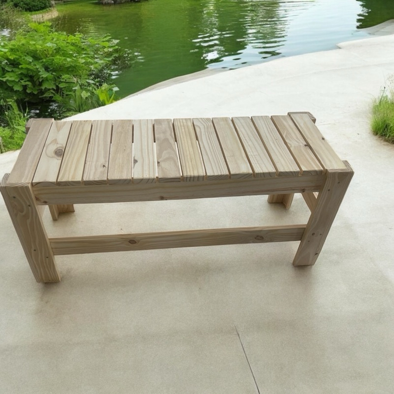 banco de madeira para 2  lugares  (Pallet- Madeira pinus )