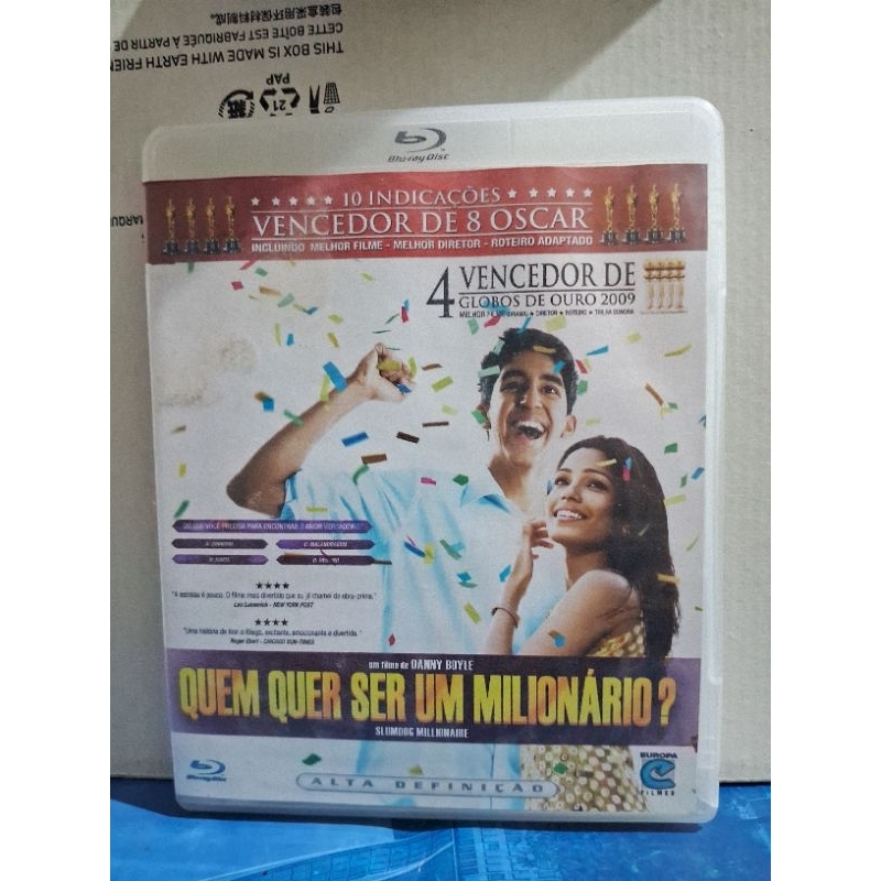 Blu-ray Quem Quer Seu Um Milionário Original bluray blu ray