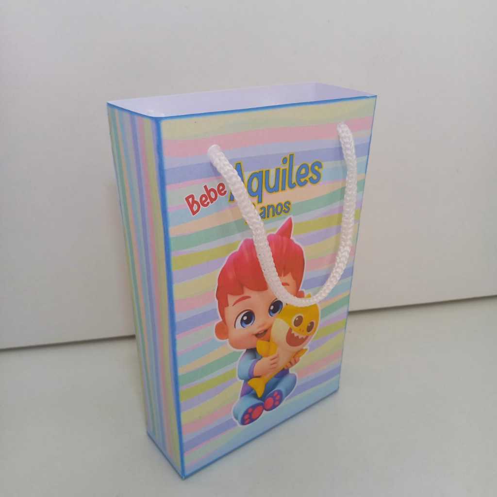 Sacolinha Personalizada Bebefinn \ Sacolinha surpresa \ Lembrancinha Bebefinn \ Sacolinha de Festa