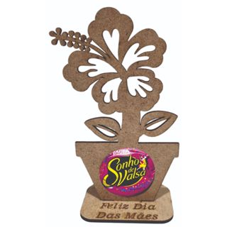 20 UNIDADES DE PORTA BOMBOM FLOR LEMBRANCINHA DIA DAS MÃES PERSONALIZADAS MDF CRUA . em Oferta na Shopee