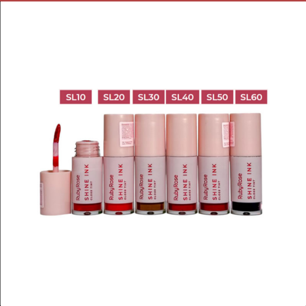 Gloss Tint Shine Ink Linha Rosa Ruby Rose HB L6600