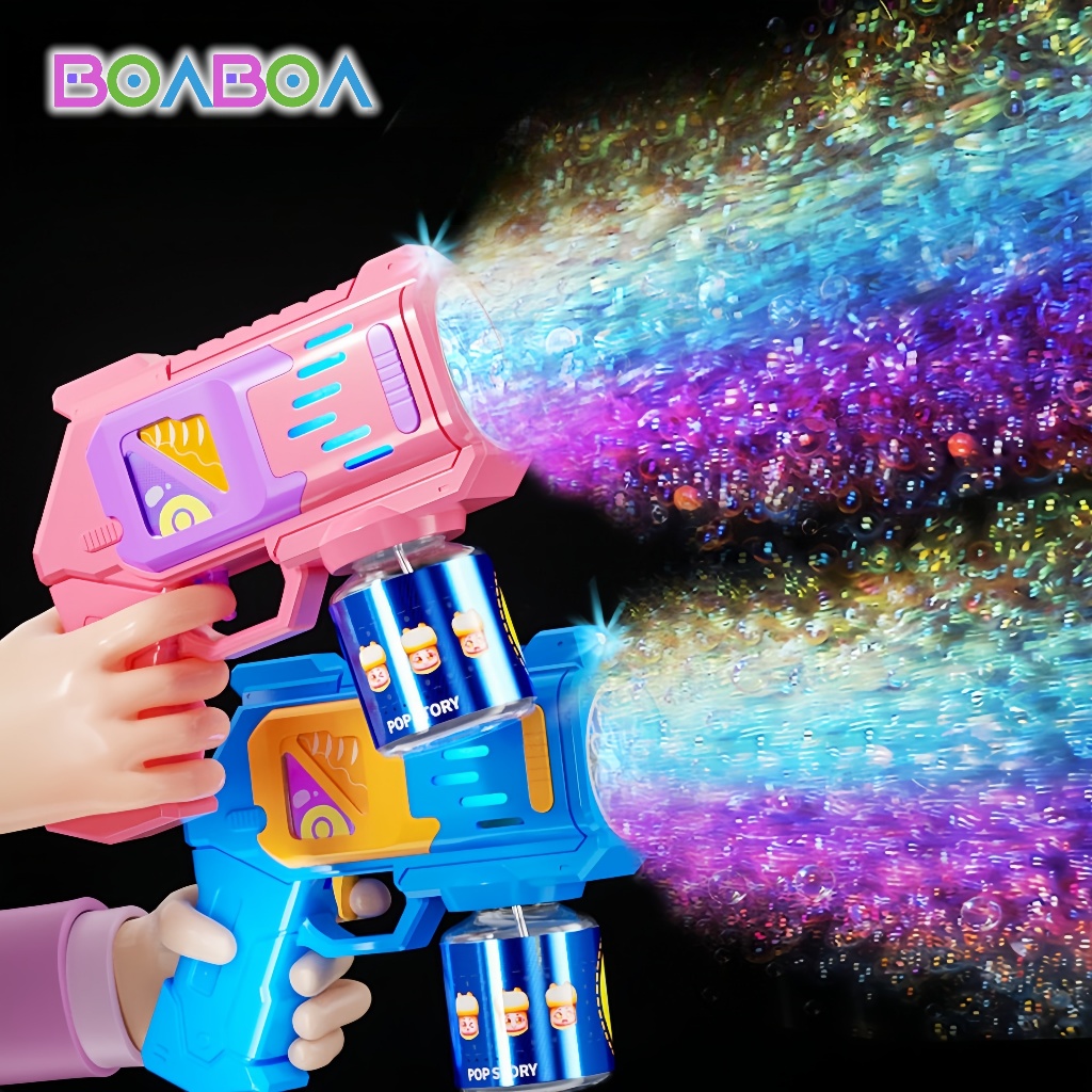 Bolhas de sabão colorido Brinquedos de bolhas de armas - presente de feriado presente de aniversário