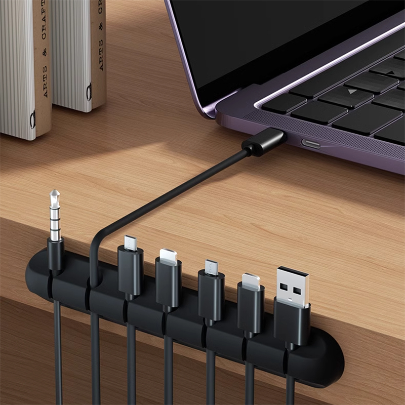 Clipe De Mesa / Organizador De Cabos Para Gerenciamento De Cabos em Oferta na Shopee