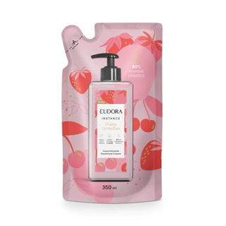 Refil Creme Hidratante Desodorante Corporal Instance Frutas Vermelhas 350ml em Oferta na Shopee