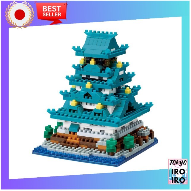 [Qualidade do Japão] Nanoblock Castelo de Osaka 520 peças NBH_173