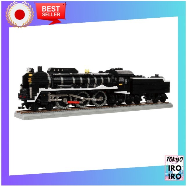 [Qualidade do Japão] Locomotiva a vapor Kawada Nanoblock Deluxe Edition NB-062