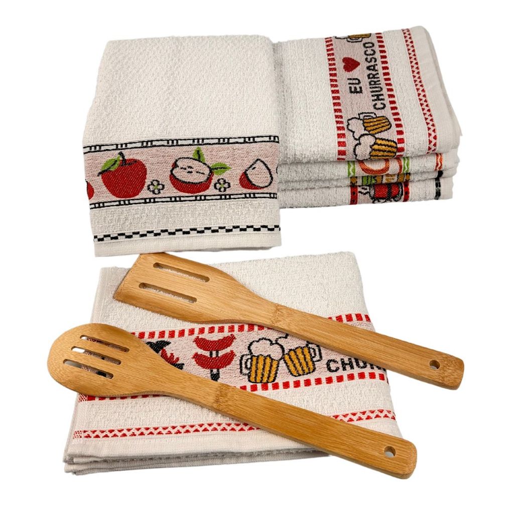 Kit 10 Panos De Prato Viés Estampado. Alta Qualidade! 100% Algodão - 50x70cm Jacquard