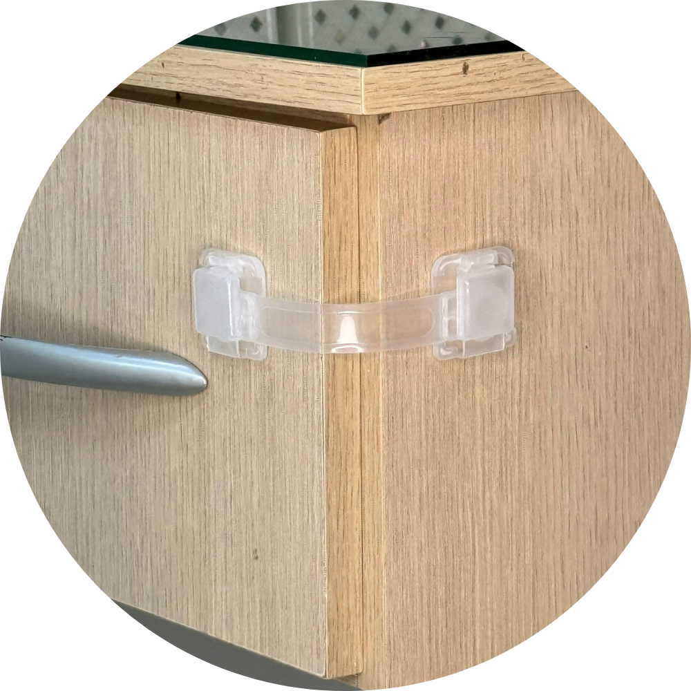 Kit 10 Trava Gaveta Armário Geladeira Porta Vaso Sanitário Protetor Infantil Bebe Transparente em Oferta na Shopee