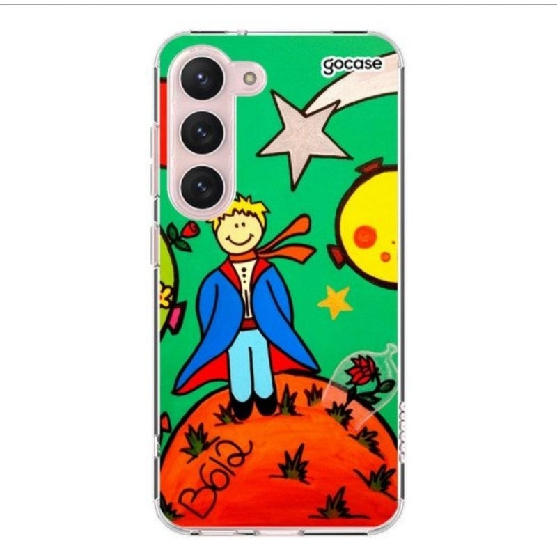capinha de celular Samsung Galaxy S23 (Anti Impacto Slim Air) arte: Pequeno Príncipe