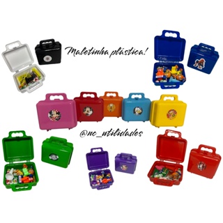 25 Maletinha Plástico Lembrancinha Aniversário Festa Maleta! em Oferta na Shopee