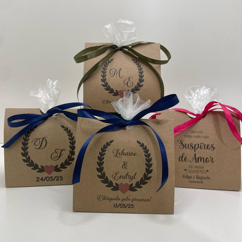 Kit Lembrancinha Personalizada Lembrança de Festa Aniversário Casamento