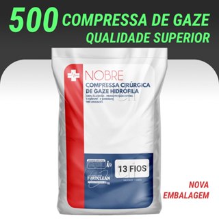 Compressa de Gaze 500 un Nobre 13 Fios Cirúrgica 8 Camadas 7.5cm Qualidade Superior em Oferta na Shopee