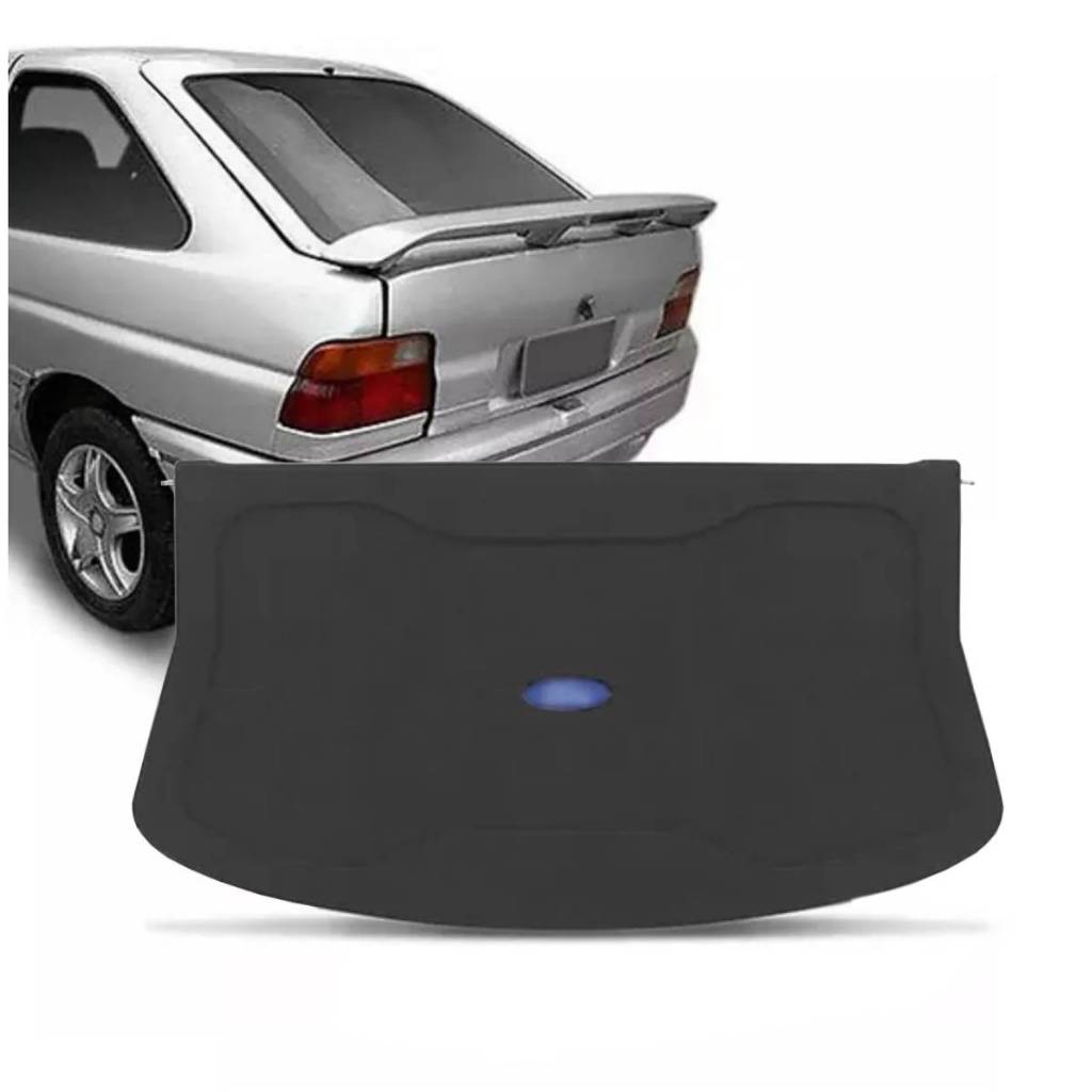 Tampão Porta Malas Ford Escort 1993 a 1996 R-Acoustic Bagagito Carpete Grafite em Oferta na Shopee