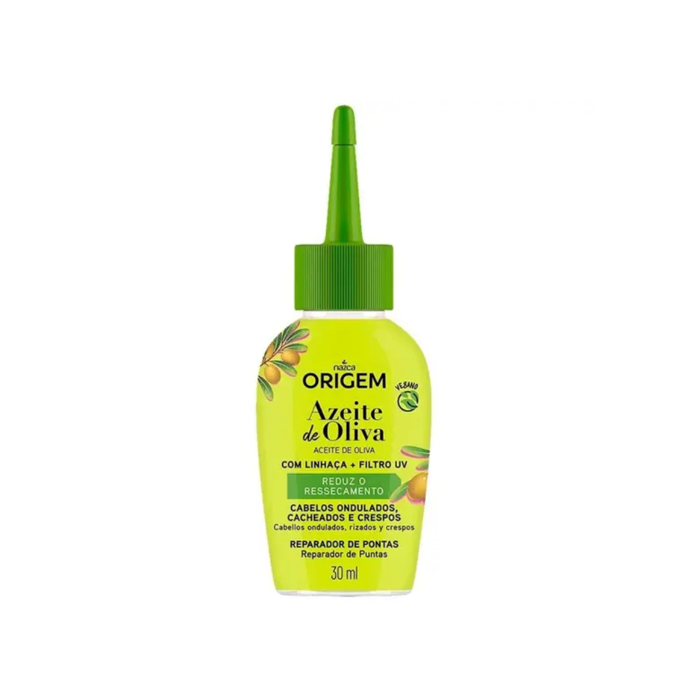 Reparador de Pontas Nazca Origem Cachos Rola Enrola 30ml - Hidratação e Controle do Frizz em Oferta na Shopee