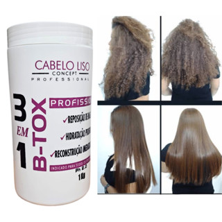 3 em 1 B-TOX Redução de Volume, Reposição e Reconstrução em Oferta na Shopee