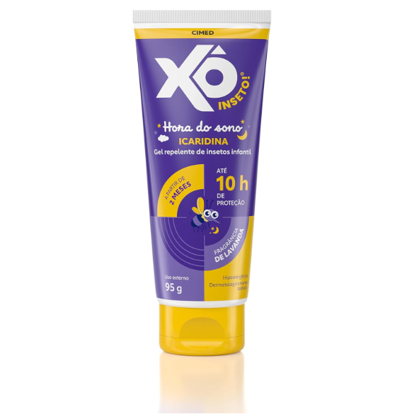 Repelente Xô Inseto Bebê Infantil Icaridina Hora Do Sono 95G C/ Fragrância de Lavanda